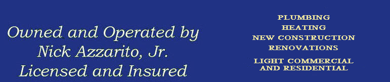 Plumbing and Heating services.
